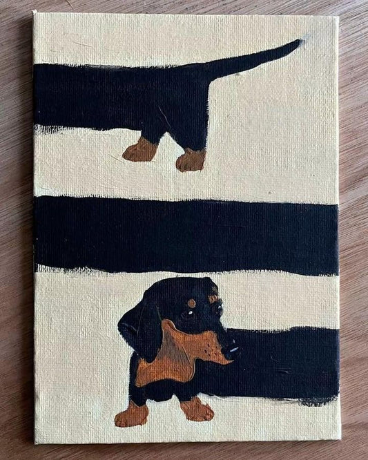 Hotdog painting